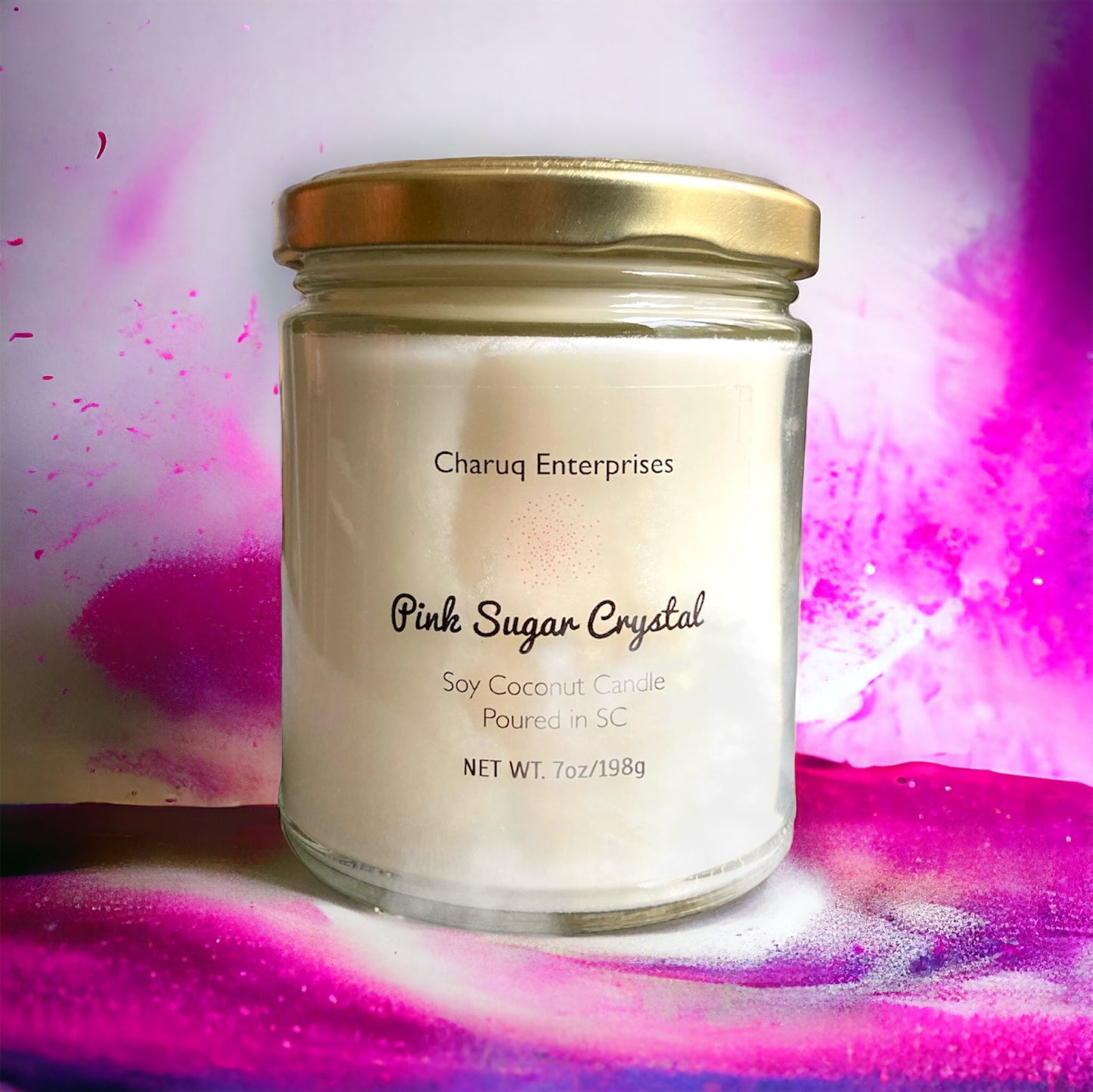 7oz Pink Sugar Crystals