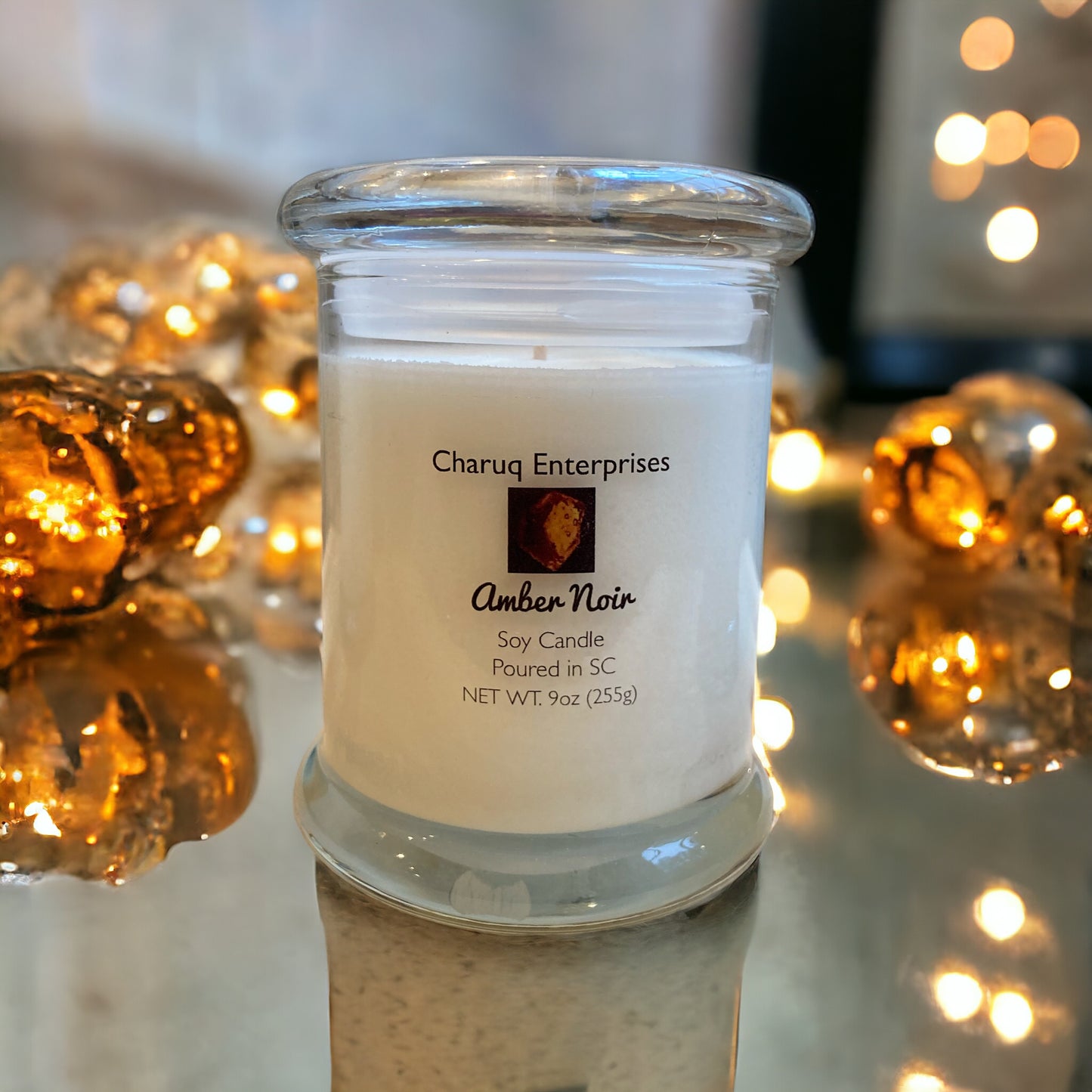 9oz Amber Noir Candle